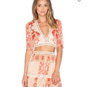 For Love and Lemons Barcelona Crop Top